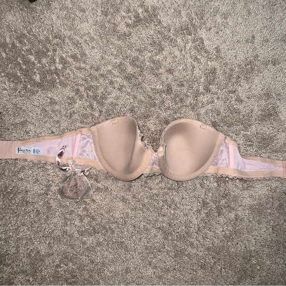 Felina Bra Nude 91084 Convertible Underwire Striped Bra 34B NEW - Picture 6 of 11
